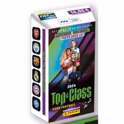 Panini TOP CLASS FIFA 2024 TC Blaster box 7 poch + 5 hologiants + 1 poster, 70 mm, 25 mm, 170 mm, Italie, Garçon/Fille