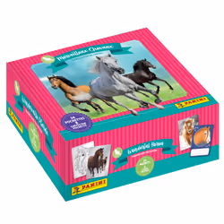 Panini CHEVAUX TC Boite de 24 pochettes, 110 mm, 75 mm, 170 mm, Italie, Garçon/Fille