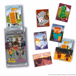 Panini MINECRAFT TC 4 Starter-pack 1 binder + 2 pochettes + 1 patch + 1 EL card
