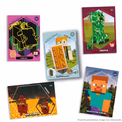 Panini MINECRAFT TC 4 Starter-pack 1 binder + 2 pochettes + 1 patch + 1 EL card - Vue supplémentaire 4