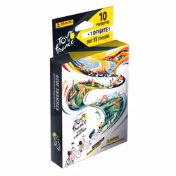 Panini TOUR de France 2024 Blister 10 pochettes + 1 offerte, 70 mm, 25 mm, 170 mm, Italie, Garçon/Fille