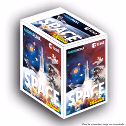 Panini PANINIPEDIA SPACE Boite de 36 pochettes, 110 mm, 75 mm, 170 mm, Italie, Garçon/Fille