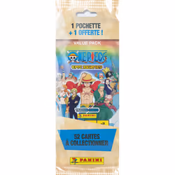 Panini ONE PIECE TC FAT PACK 1 poch achetée + 1 offerte, Papier, Multicolore, 65 mm, 10 mm, 175 mm, 55 g