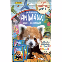 Panini ANIMAUX 2025 Album + 3 pochettes, 220 mm, 2 mm, 275 mm, Italie, Garçon/Fille