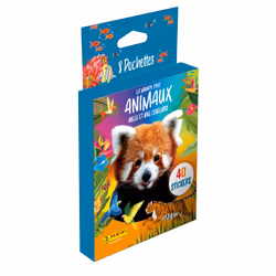 Panini ANIMAUX 2025 Blister 8 pochettes, 70 mm, 25 mm, 170 mm, Italie, Garçon/Fille