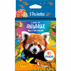 Panini ANIMAUX 2025 Blister 8 pochettes