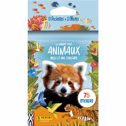 Panini ANIMAUX 2025 Blister 13 pochettes + 2 offertes