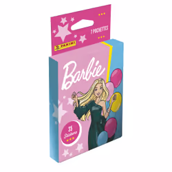 Panini BARBIE 65ème anniversaire Blister 7 pochettes, 70 mm, 25 mm, 170 mm, Italie, Garçon/Fille