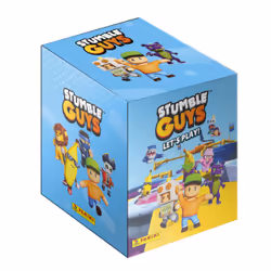 Panini STUMBLE GUYS Boite de 36 pochettes, 110 mm, 75 mm, 170 mm, Italie, Garçon/Fille