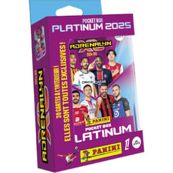 Panini TCG ADRENALYN Ligue 1 McDonald’s 2024-2025 Boîte métal pocket (26 cartes + 3 cartes EL + 1 carte Platinium)