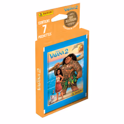 Panini VAIANA 2 Blister 7 pochettes, 70 mm, 25 mm, 170 mm, Italie, Garçon/Fille