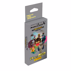 Panini MINECRAFT TC 4 Blister 3 pochettes + 1 carte édit limitée, 70 mm, 25 mm, 170 mm, Italie, Garçon/Fille