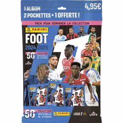 Panini FOOT 2024 2025 LIGUE 1 McDonald's album + 2 pochettes + 1 offerte, 220 mm, 2 mm, 275 mm, Italie, Garçon/Fille