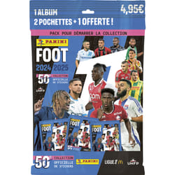 Panini FOOT 2024 2025 LIGUE 1 McDonald's album + 2 pochettes + 1 offerte