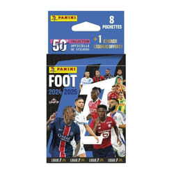 Panini FOOT 2024 2025 LIGUE 1 McDonald's Blister 8 pochettes + 1 sticker EL