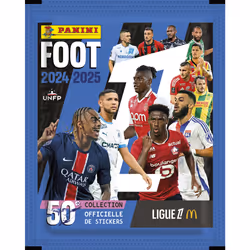 Panini FOOT 2024 2025 LIGUE 1 McDonald's Blister 12 pochettes + 2 offertes