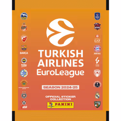 Panini 2024/25 Turkish Airlines EuroLeague Official Sticker Collection Album