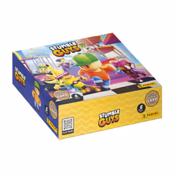 Panini STUMBLE GUYS TC 2 Boite de 24 pochettes + 1 carte EL, 110 mm, 75 mm, 170 mm, Italie, Garçon/Fille