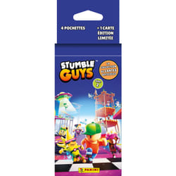 Panini STUMBLE GUYS TC 2 Blister 4 pochettes + 1 carte édit limitée