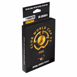 Panini CLUBS WORLD CUP 2025 STICKERS Blister 7 pochettes, 70 mm, 25 mm, 170 mm, Italie, Garçon/Fille