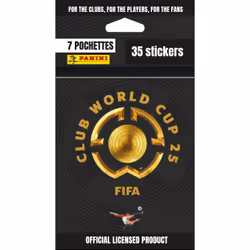 Panini CLUBS WORLD CUP 2025 STICKERS Blister 7 pochettes