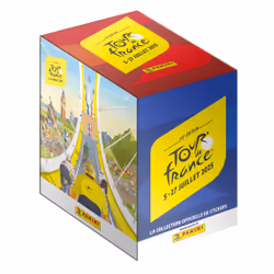 Panini TOUR DE FRANCE 2025 Boite de 36 pochettes, 110 mm, 75 mm, 170 mm, Italie, Garçon/Fille