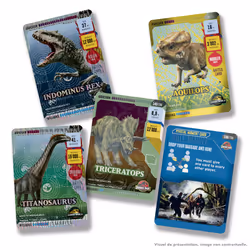 Panini JURASSIC WORLD 4 TCG Starter-pack 1 classeur + 2 pochettes + 1 carte EL - Vue supplémentaire 5