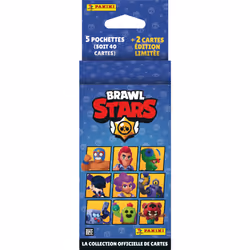 Panini Brawl Stars Tc Blister 5 Pochettes + 2 Cartes El
