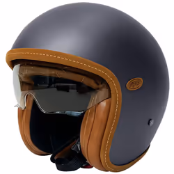 Premier Vintage Platinum U17 BM Casque jet, gris, taille XS pour Hommes