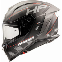 Premier Hyper HP 92 BM Casque, noir-gris-rouge, taille XS pour Hommes