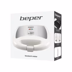 Beper 90.620 gaufrier et appareil à croque-monsieur 1300 W Blanc - Vue supplémentaire 10