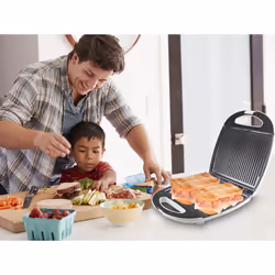 Beper 90.620 gaufrier et appareil à croque-monsieur 1300 W Blanc - Vue supplémentaire 7