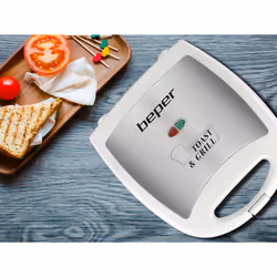 Beper 90.620 gaufrier et appareil à croque-monsieur 1300 W Blanc - Vue supplémentaire 9