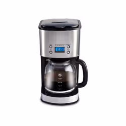 Beper 90.520, Machine à café filtre, 1,8 L, 1000 W, Noir, Acier inoxydable