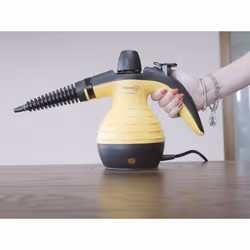 Beper 50.700 Nettoyeur vapeur portable 0,35 L 1050 W Noir, Jaune