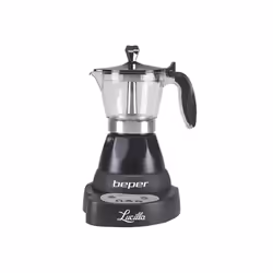 Beper BC.041N, Machine à expresso, Café moulu, 400 W, Noir