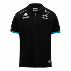 Polo enfant Adrem BWT Alpine F1 Team 2024 - Noir bleu rose