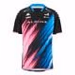 Maillot Kombat Gasly BWT Alpine F1 Team 2024 pour Garçon - Noir bleu rose