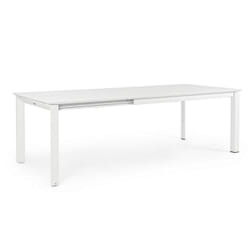 Bizzotto KONNOR CX21 table de jardin Blanc Forme rectangulaire