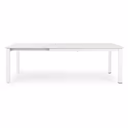 Bizzotto KONNOR CX21 table de jardin Blanc Forme rectangulaire