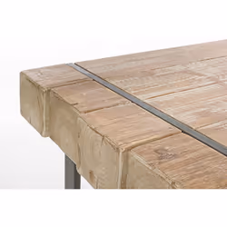 Bizzotto Garrett Forme rectangulaire Table fixe 2 pieds - Vue supplémentaire 4