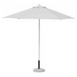 Bizzotto DELFI Parasol d'aire de jeux cantilever Rond Blanc