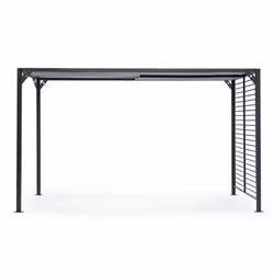 Bizzotto 0795443, Gris, Toit plat, Polyester, Aluminium, 3600 mm, 3000 mm