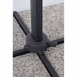 Bizzotto Ines Charc Parasol d'aire de jeux cantilever Carré Gris clair - Vue supplémentaire 7