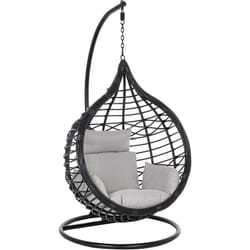 Bizzotto - Fauteuil Œuf suspendu Torres - Noir