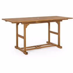 Cette table de jardin extensible en acacia huilé INES vous inspirera diverses idées déco sur votre terrasse pour l'accueil de ...