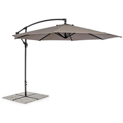 Bizzotto TEXAS Parasol d'aire de jeux commerciale Rond Gris