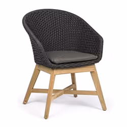 Bizzotto 0804733, Linge, Osier, Aluminium, Polypropylène (PP), Acier, Bois, Charbon de bois, 640 mm, 640 mm