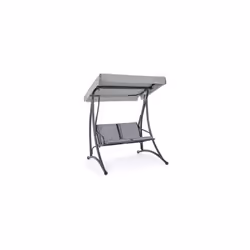 Adoptez cette balancelle 2 places en acier anthracite pour aménager un coin dédié à la détente chez vous. Elle est prévue pou ...