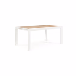 Bizzotto Belmar table de jardin Blanc